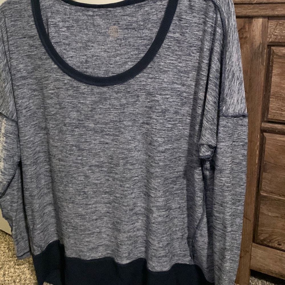 Blue long sleeve shirt
